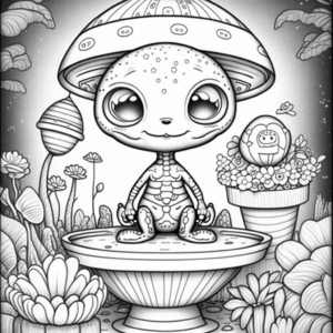 Silly Bloomingz Coloring Book Page Guided By Rawburtz